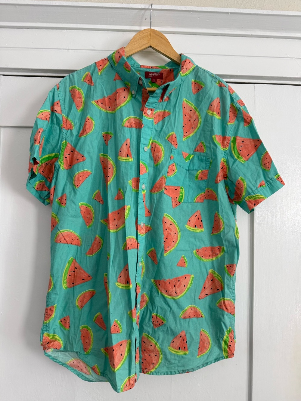 Arizona Jean Men’s Watermelon Button Down